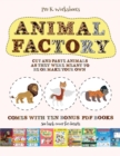 Pre K Worksheets (Animal Factory - Cut and Paste) : This book comes with a collection of downloadable PDF books that will help your child make an excellent start to his/her education. Books are design - Book