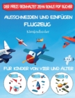 Kleinkindbucher : Ausschneiden und Einfugen - Flugzeug - Book