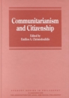 Communitarianism and Citizenship - Book