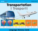 Language Memory Cards - Transportation - English-spanish - Book