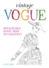 Vintage Vogue : Detachable postcards to colour in - Book