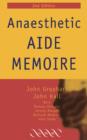 Anaesthetic Aide Memoire - Book