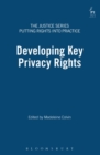 Developing Key Privacy Rights - Book