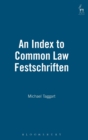 An Index to Common Law Festschriften - Book