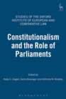 Constitutionalism and the Role of Parliaments - Book
