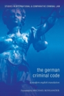 The German Criminal Code : A Modern English Translation - Book