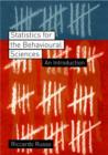 Statistics for the Behavioural Sciences : An Introduction - Book