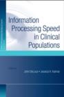 Information Processing Speed in Clinical Populations - Book