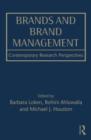 Brands and Brand Management : Contemporary Research Perspectives - Book