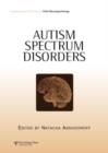 Autism Spectrum Disorders : A Special Issue of Child Neuropsychology - Book