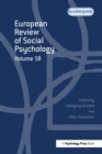 European Review of Social Psychology: Volume 18 - Book