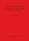 Catalogue of Palaeolithic Artefacts from Egypt in the Pitt Rivers Museum - Book