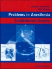 Cardiothoracic Surgery : Problems in Anesthesia - Book
