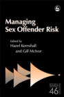 Managing Sex Offender Risk - Book