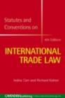Statutes and conventions on international trade law - eBook