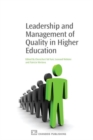 Leadership and Management of Quality in Higher Education - Book