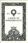 Book of Remembrance 1914-1918 - Book