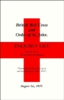 British Red Cross and Order of St John Enquiry List (No 14) 1917 : No. 14 - Book
