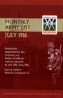 Supplement to the Monthly Army List July 1916 - Book