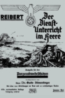 Reibert. Der Dienstunterricht Im Heere - Ausgabe Fur Panzerabwehrschutzen - Book