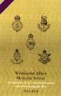 Westminster Abbey, Memorial Service for Members of the Household Cavalry Who Died During the War - Book