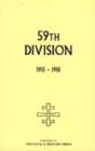 59th Division. 1915-1918 - Book