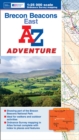 Brecon Beacons East A-Z Adventure Atlas - Book