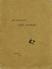 Mr. Whistler's Ten O'clock - Book