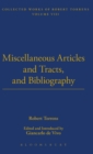 Miscellaneous Articles and Tracts and Bibliography - Book