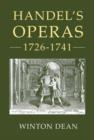 Handel's Operas, 1726-1741 - Book