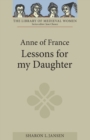 Anne of France: Lessons for my Daughter - Book