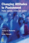 Changing Attitudes to Punishment - Book