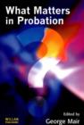 What Matters in Probation - Book