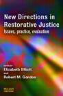 New Directions in Restorative Justice - Book