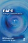 Rape : Challenging Contemporary Thinking - Book