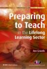 Preparing to Teach in the Lifelong Learning Sector - Book