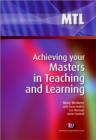 Achieving your Masters in Teaching and Learning - Book