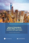 Reform of Ownership in Modern China : The Social, Economic and Legal Impact - eBook