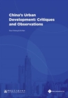 China's Urban Development : Critiques and Observations - eBook