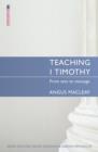Teaching 1 Timothy : From text to message - Book