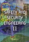 Safety and Security Engineering : v. 2 - Book