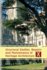 Structural Studies, Repairs and Maintenance of Heritage Architecture X - eBook