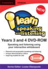 i-learn: Speaking and Listening Years 3 and 4 DVD-ROM - Book
