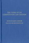 Ten Years of UK Competition Law Reform - Book