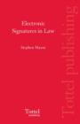 Electronic Signatures in Law - Book