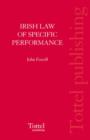 Irish Law of Specific Performance - Book