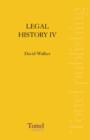 Legal History of Scotland : The Seventeenth Century v. 4 - Book