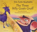 The Three Billy Goats Gruff in Latvian and English - Book