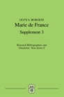 Marie de France : An analytical bibliography, Supplement No. 3 - eBook