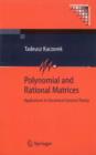 Polynomial and Rational Matrices : Applications in Dynamical Systems Theory - Book